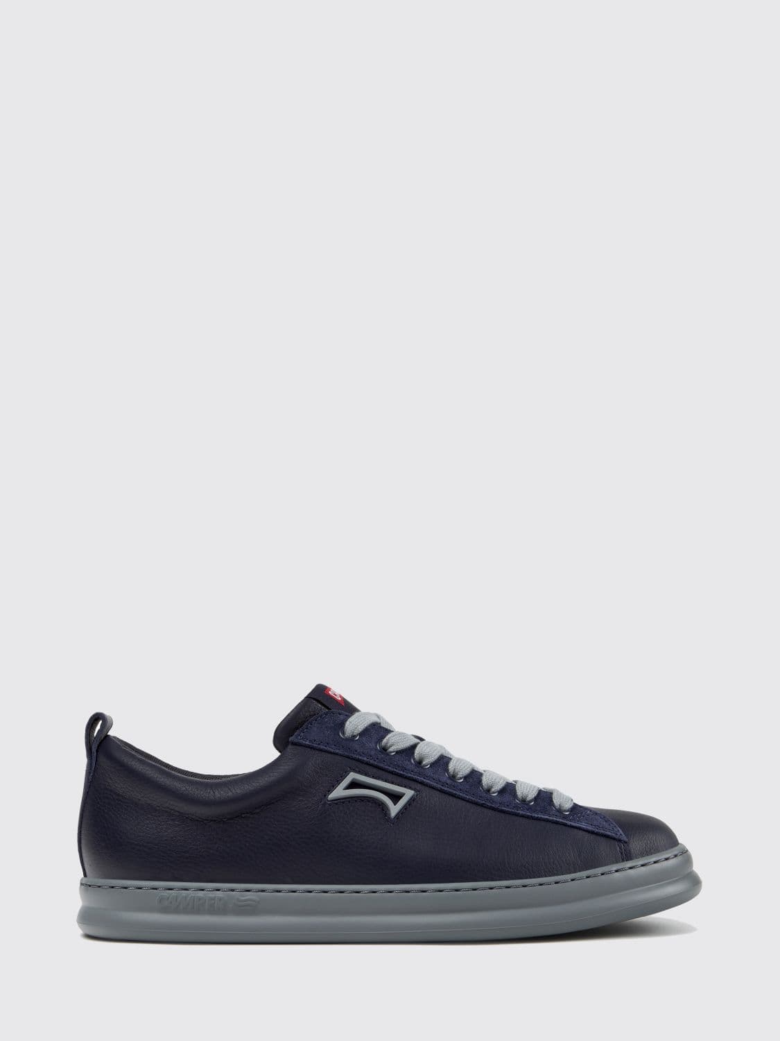 Camper Runner Low-Top Sneakers in Natural Grain Leather with XL Extralight Sole
