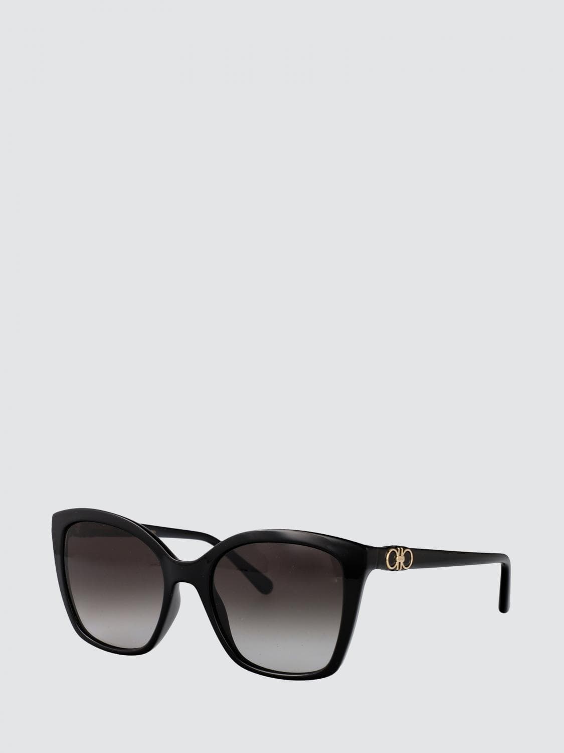 Ferragamo Cat-Eye Acetate Sunglasses with Gancini Detail
