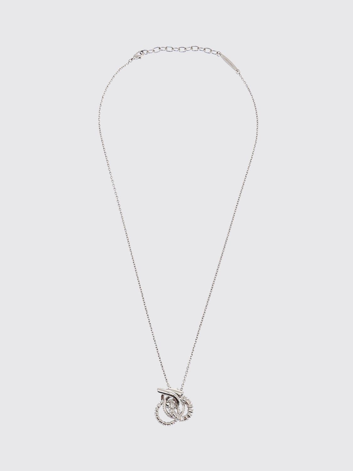 Ferragamo Gancini Choker Necklace in Brass with Crystals and Rhinestones · OS