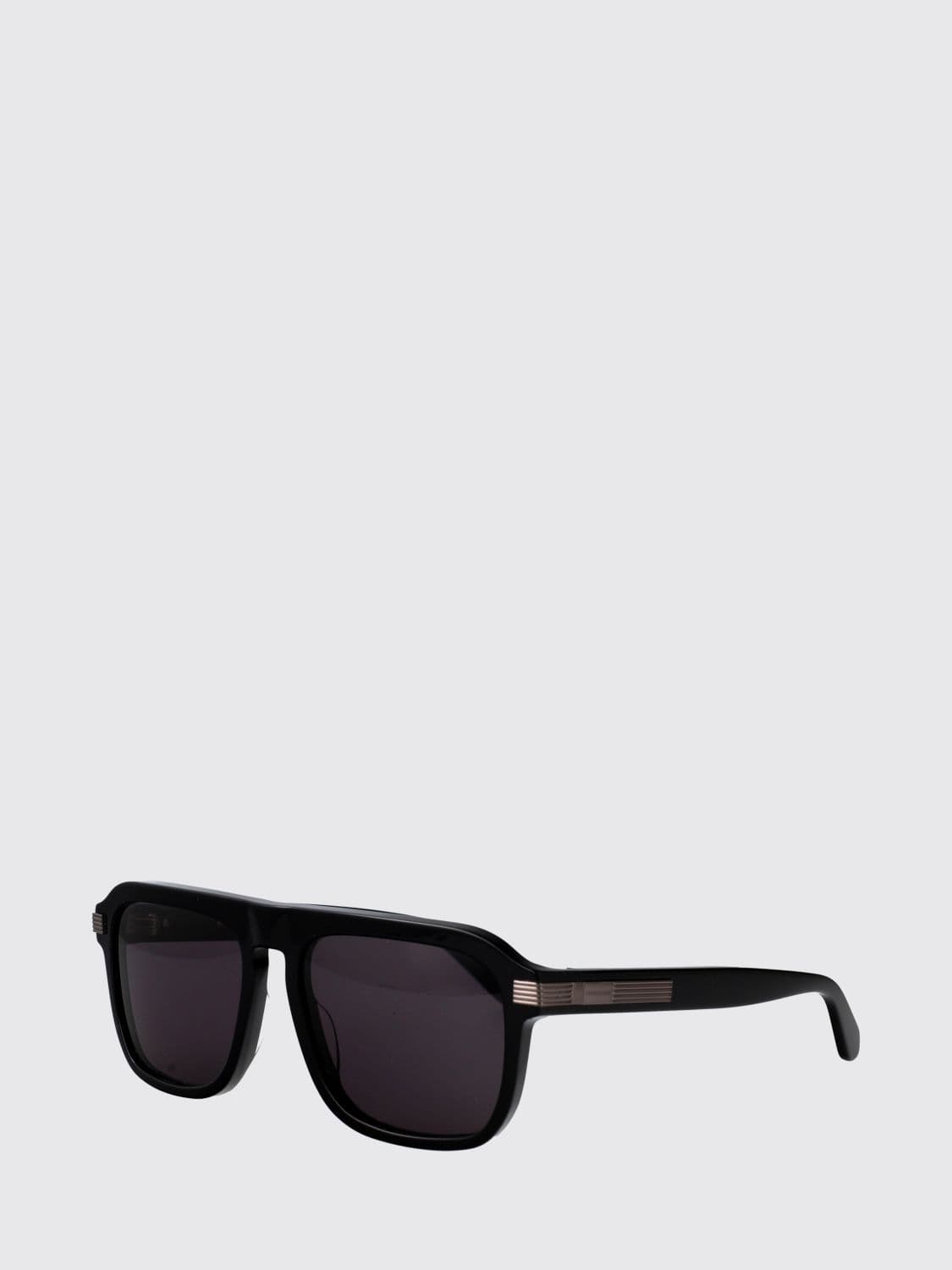 Ferragamo Rectangular Aviator Sunglasses in Acetate with Lettering Logo