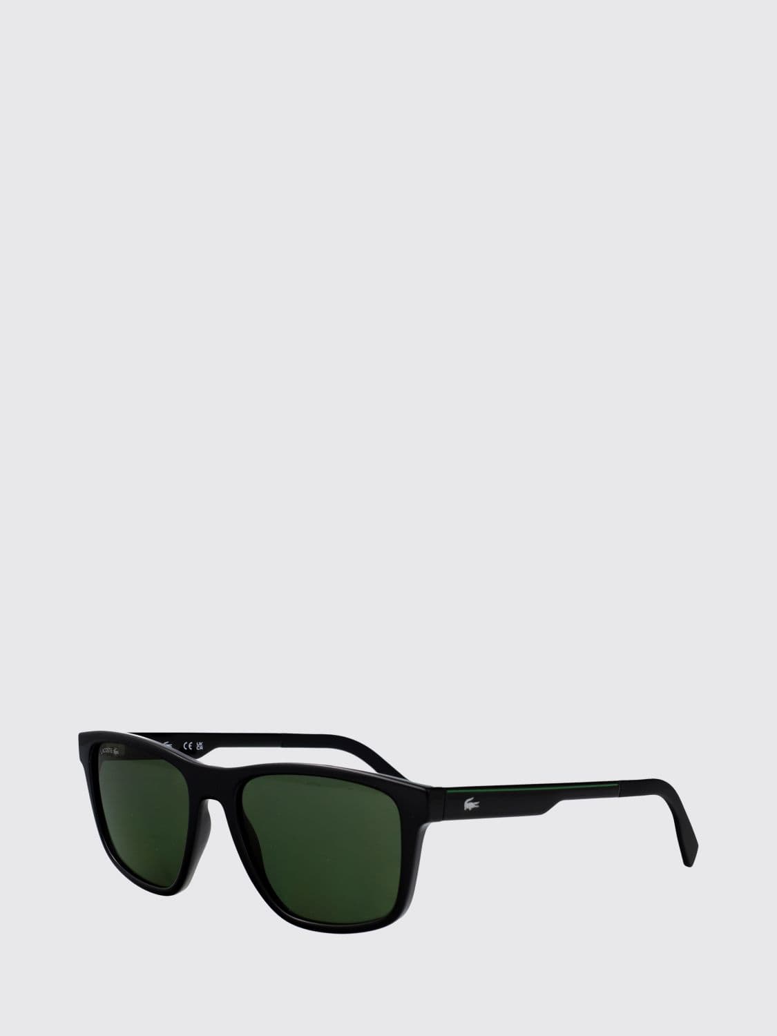 Lacoste Rectangular Aviator Sunglasses in Acetate with Contrast Monogram