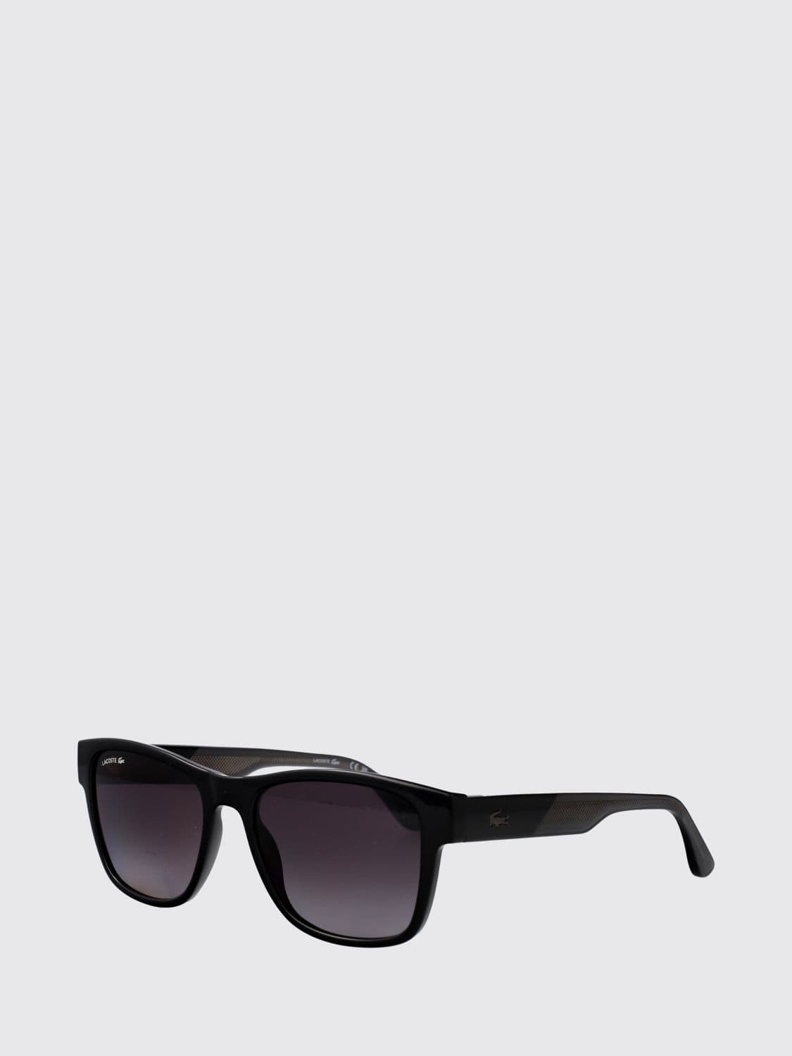 Lacoste Aviator Sunglasses in Acetate with Tone-on-Tone Monogram
