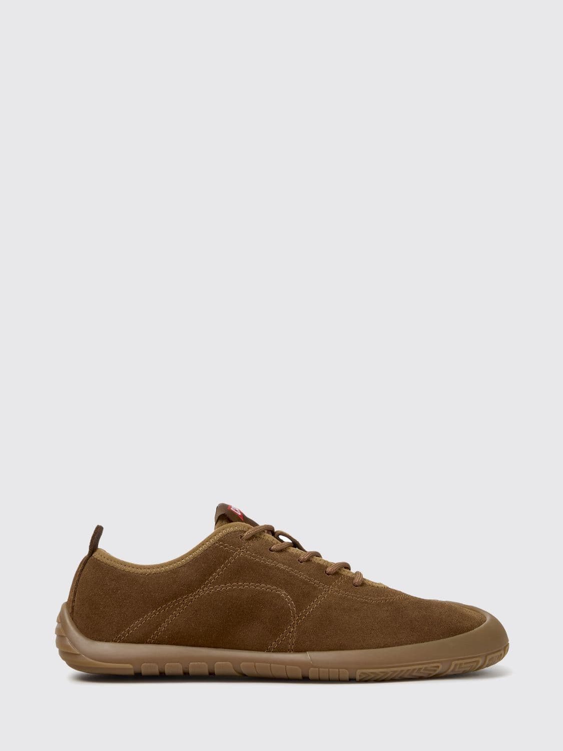 Camper Peu Path+ Suede Leather Low Top Trainers with Rubber Sole