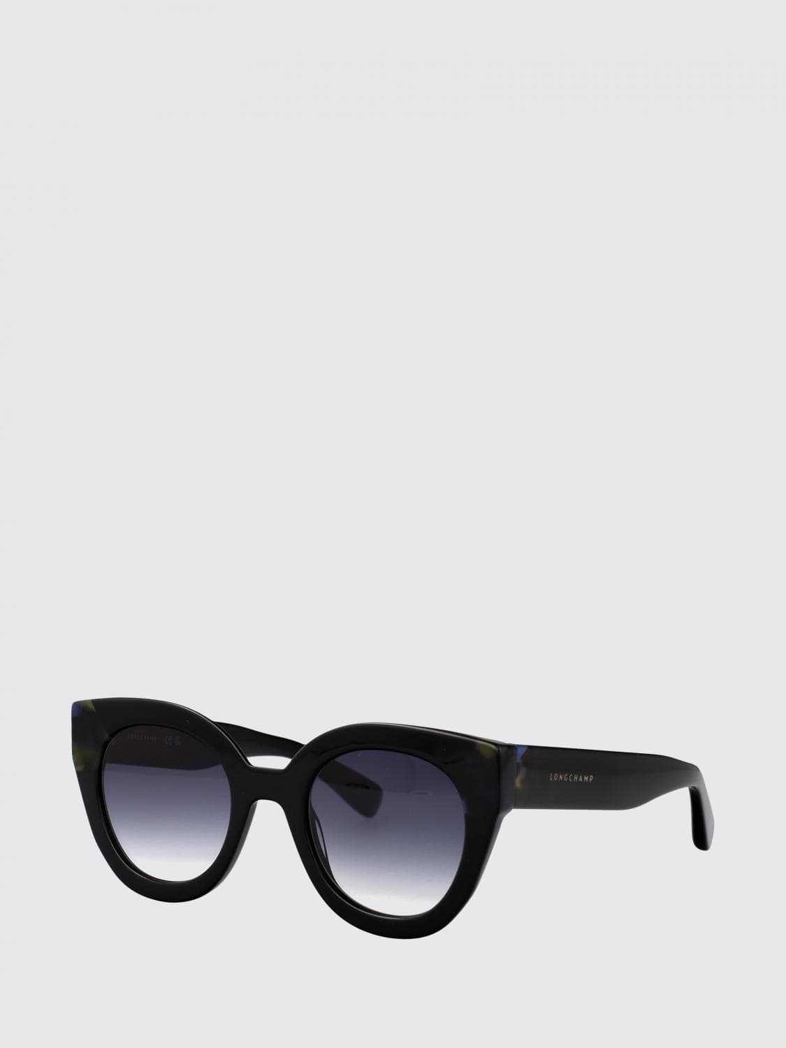 Longchamp Oversized Cat-Eye Sunglasses in Acetate with Contrast Logo