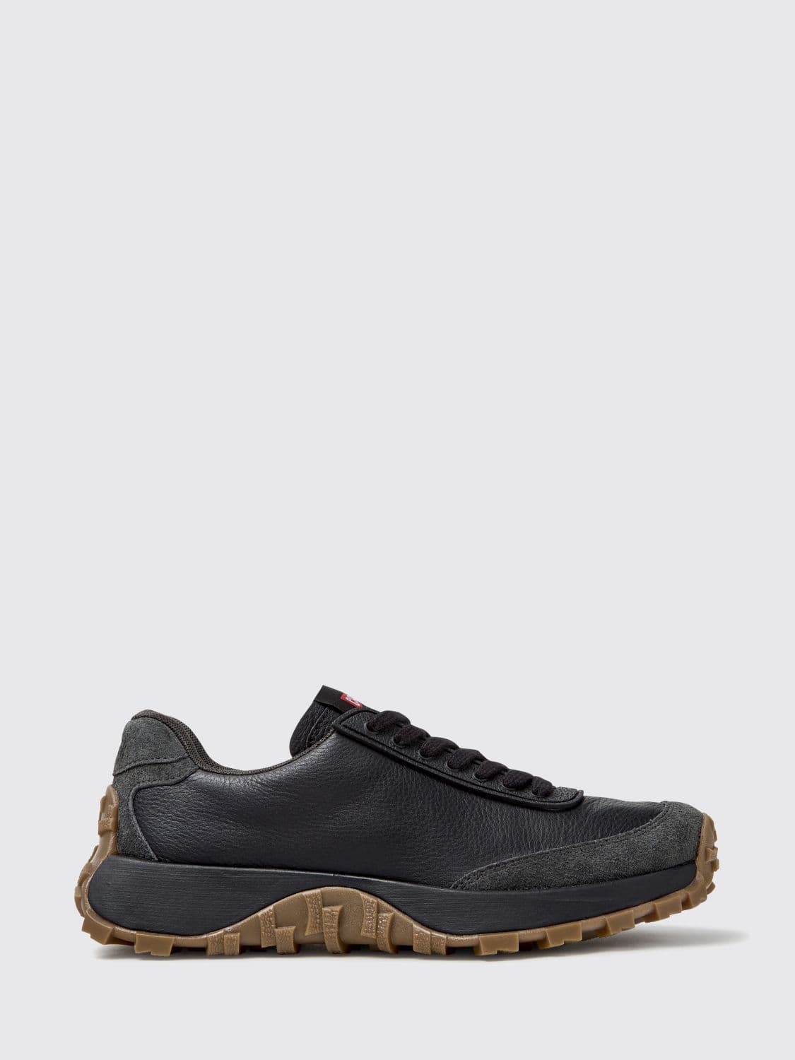 Camper Drift Trail Low Top Grained Leather Sneakers with Vibram Sole