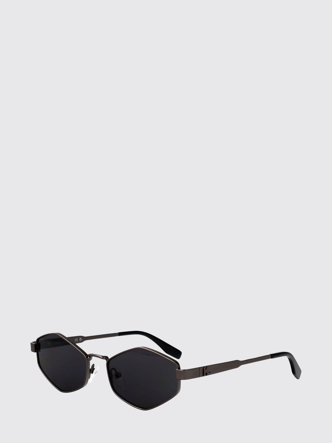 Karl Lagerfeld Irregular Shape Metal Sunglasses with Embossed Logo · 54
