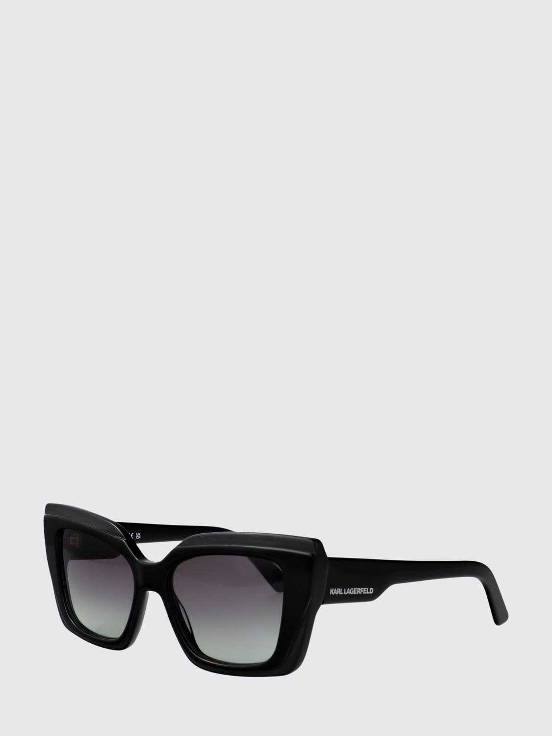 Karl Lagerfeld Oversized Vintage Cat Eye Sunglasses in Acetate · 53