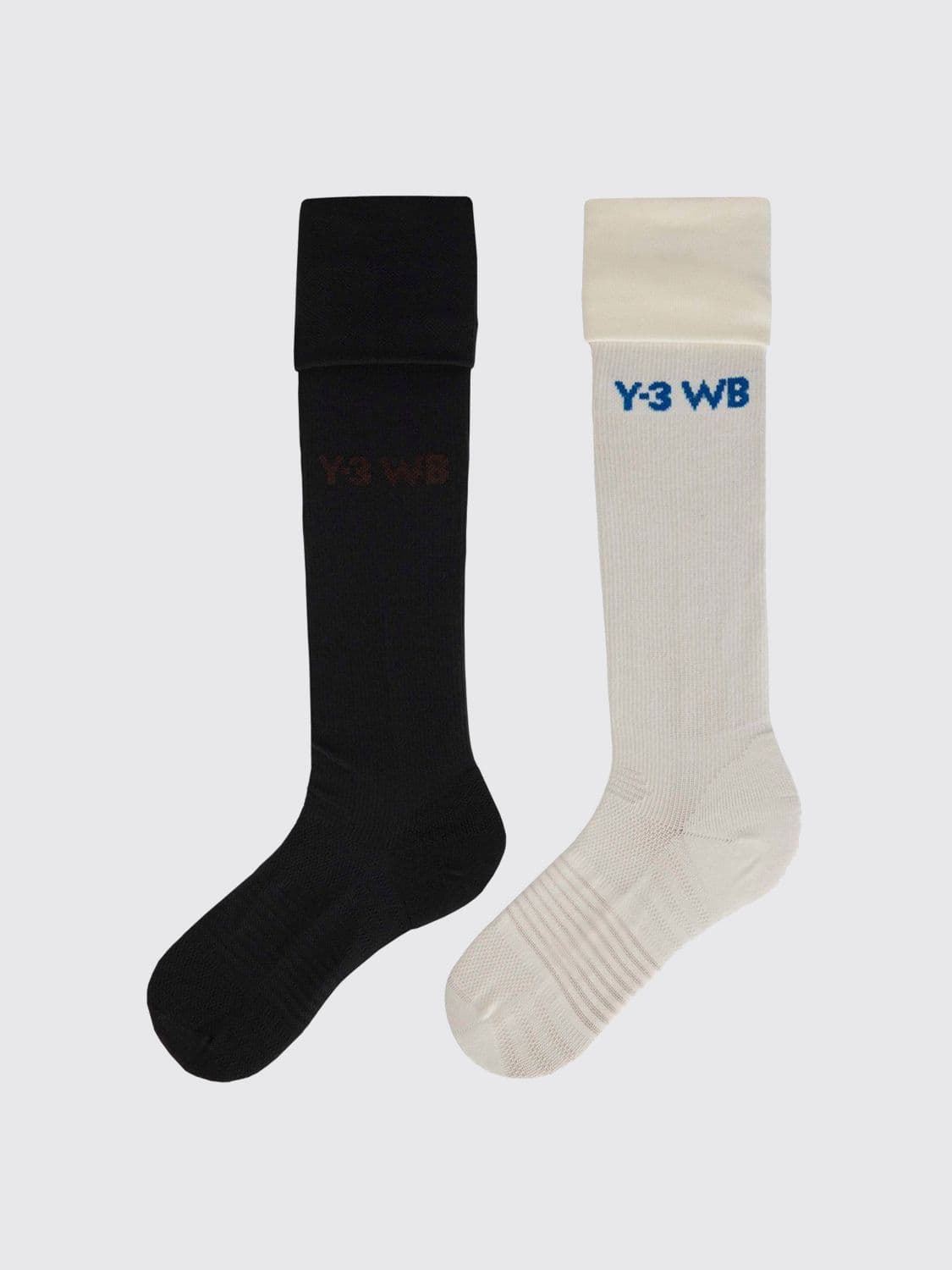 Wales Bonner Ribbed Cotton Socks Y-3 x with Jacquard Logo