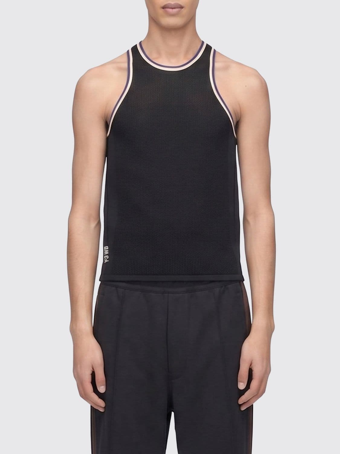 Adidas Originals Slim Fit Tank Top in Technical Fabric with Contrast Trims