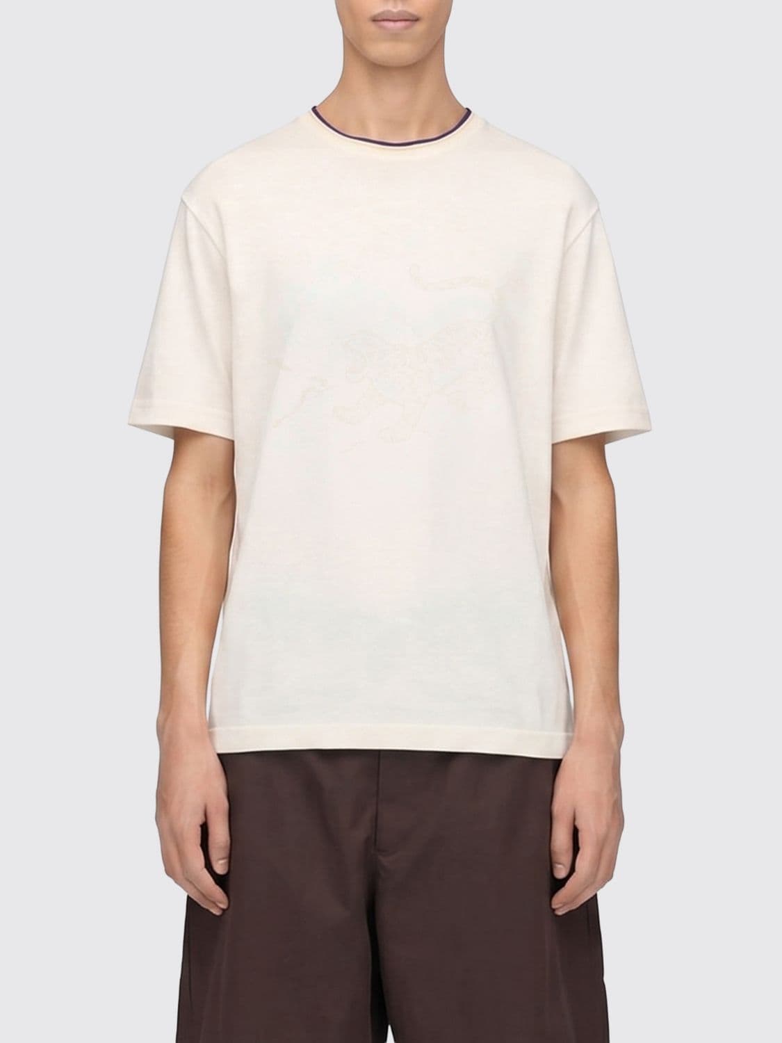 Adidas Originals Recycled Cotton T-Shirt with Graphic Print and Contrast Trims