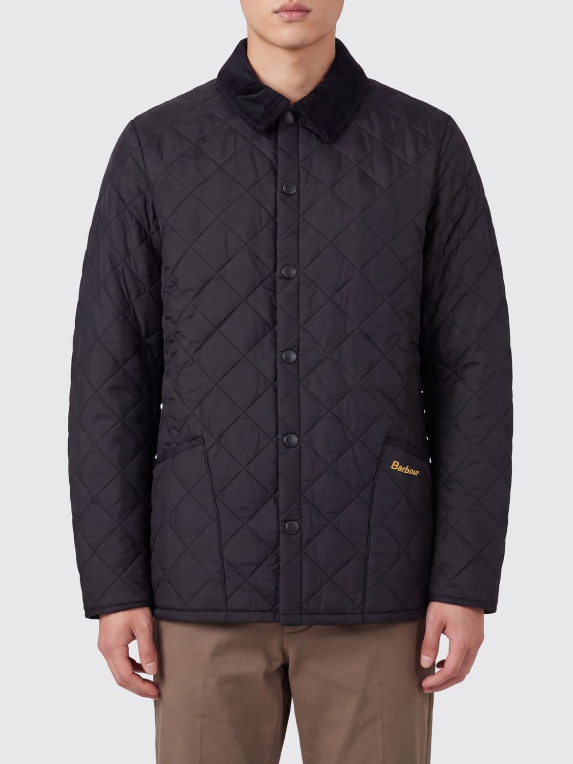 Barbour Heritage Liddesdale Quilted Jacket with Velvet Collar