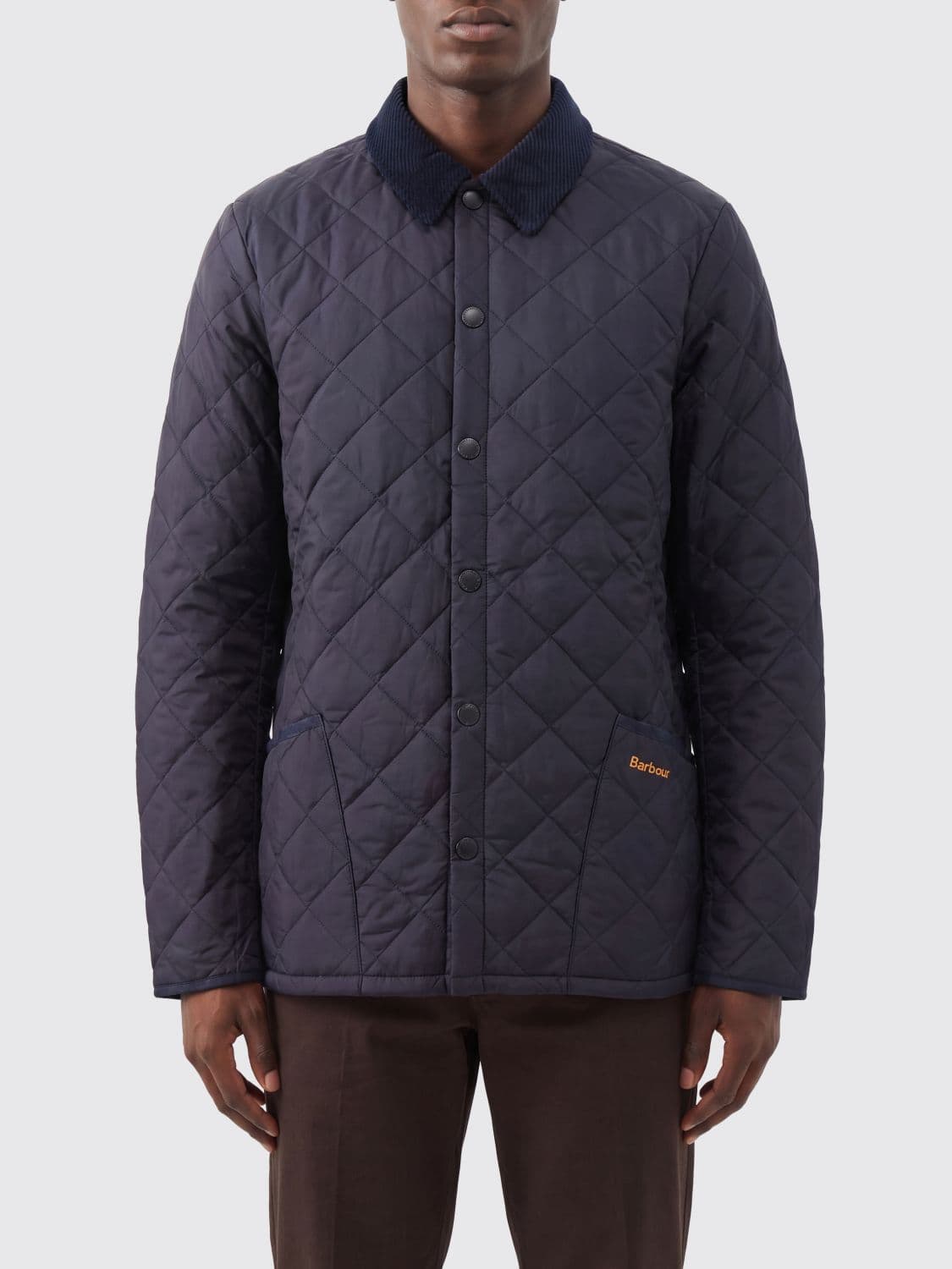 Barbour Heritage Liddesdale Quilted Jacket with Velvet Collar