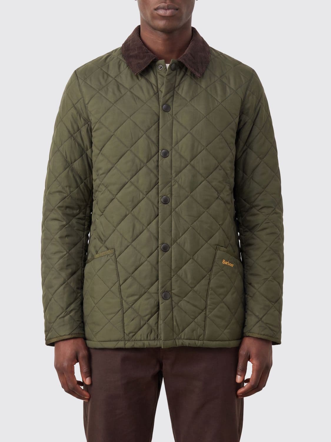 Barbour Heritage Liddesdale Quilted Jacket with Velvet Collar