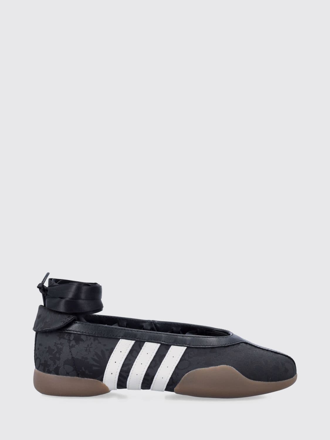 Adidas Originals Taekwondo Mei Satin Ballet Flats with Ankle Tie-Up Ribbons