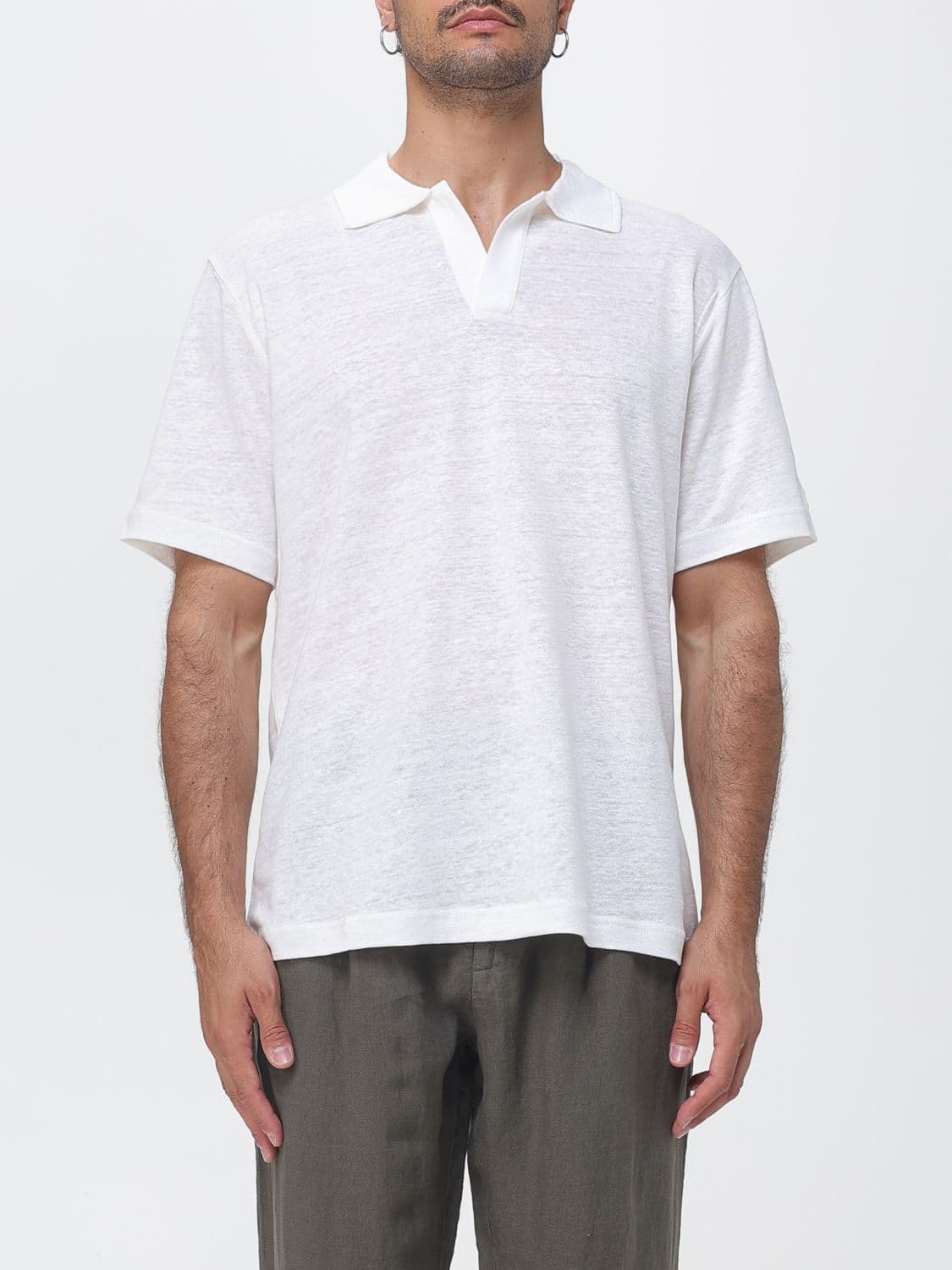 Mc2 Saint Barth Basic Pure Cotton Short-Sleeved Crewneck T-shirt