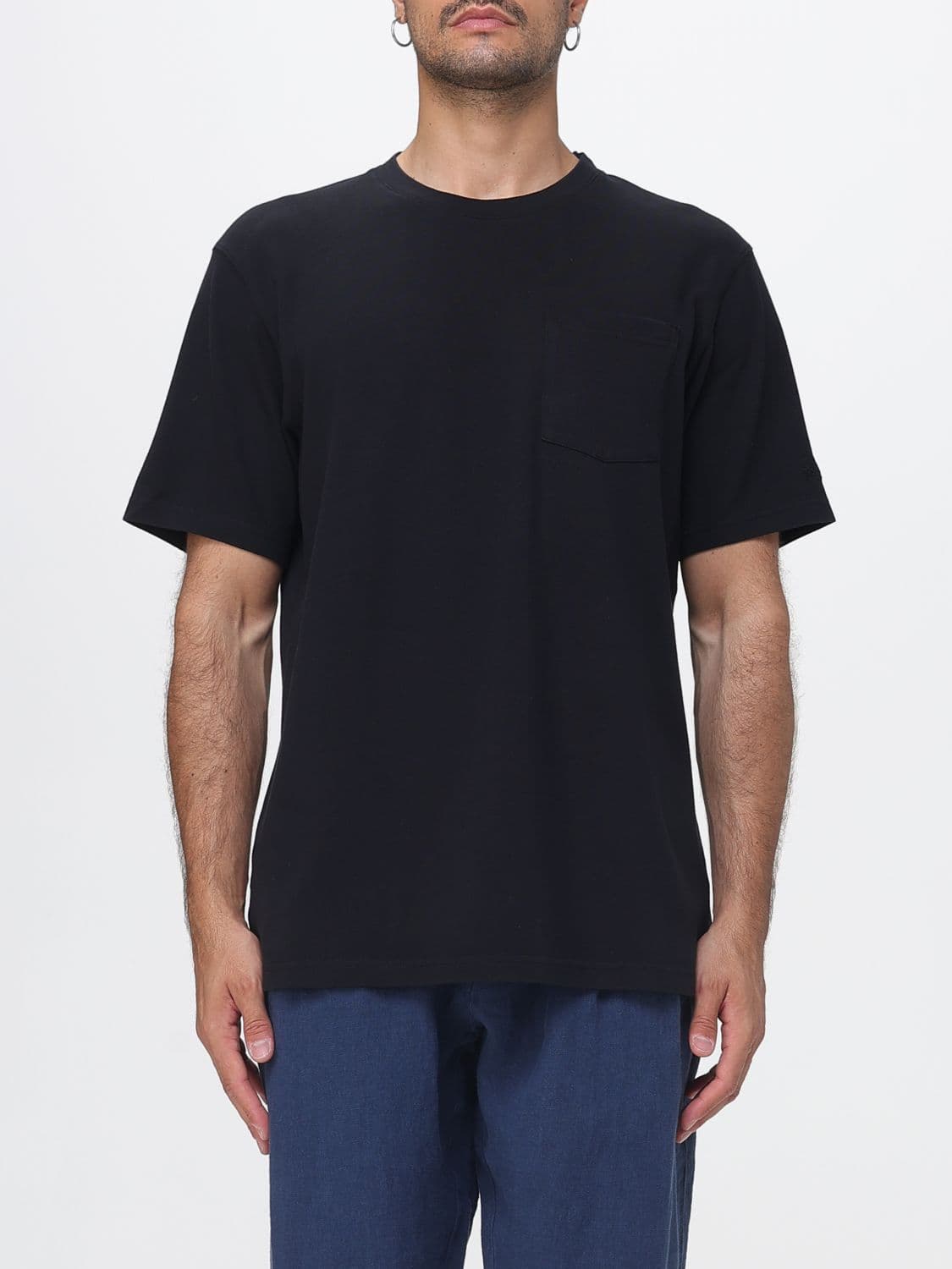 Mc2 Saint Barth Basic Pure Cotton Short-Sleeved Crewneck T-shirt