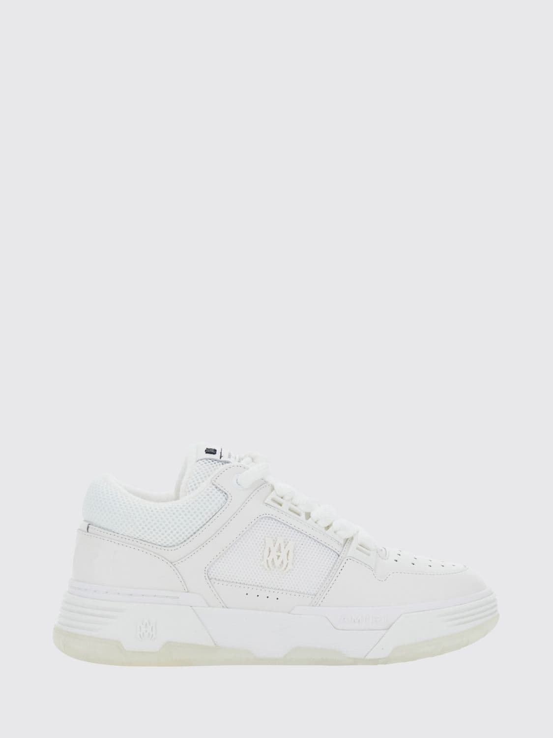 Amiri MA-1 Leather and Mesh Sneakers with Monogram and Padded Ankle