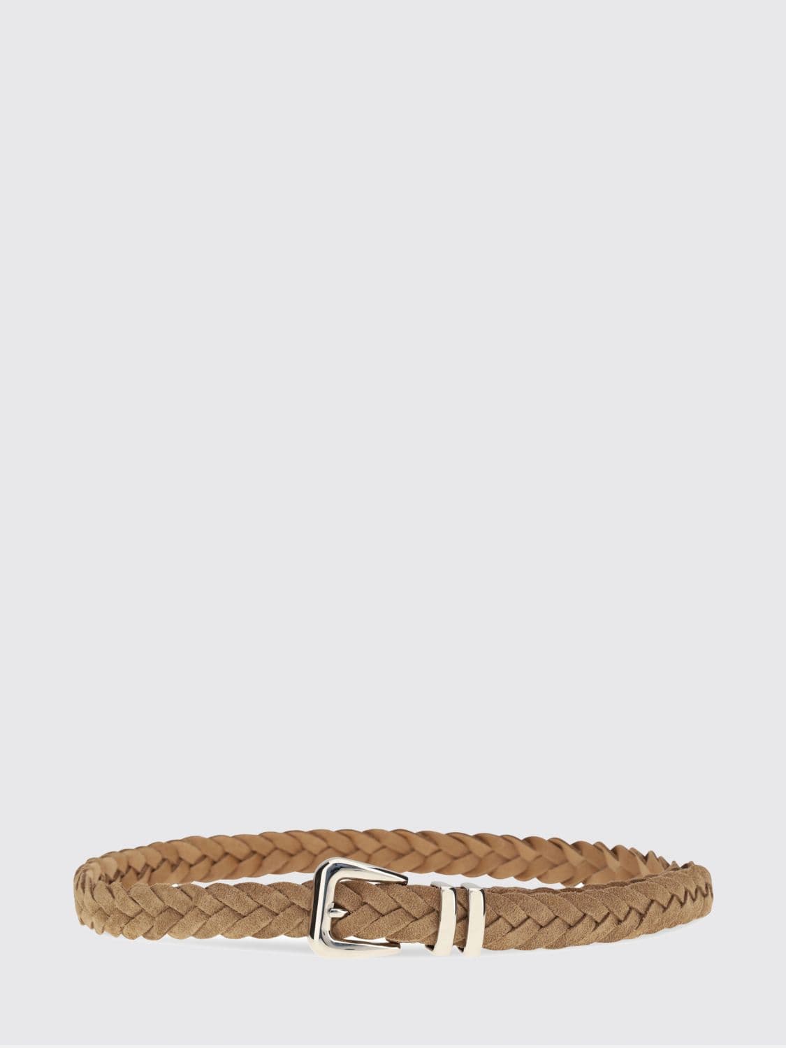 Brunello Cucinelli Braided Suede Calfskin Belt · 95