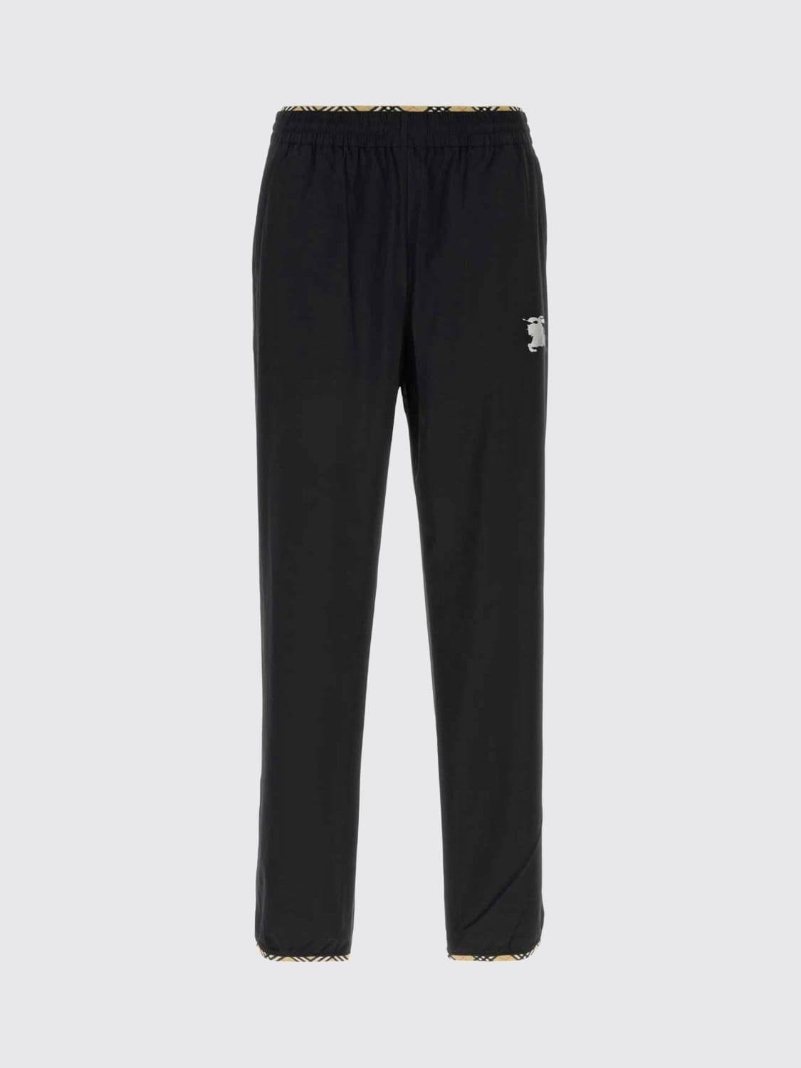 Burberry Technical Jersey Jogging Trousers with Equestrian Knight Logo