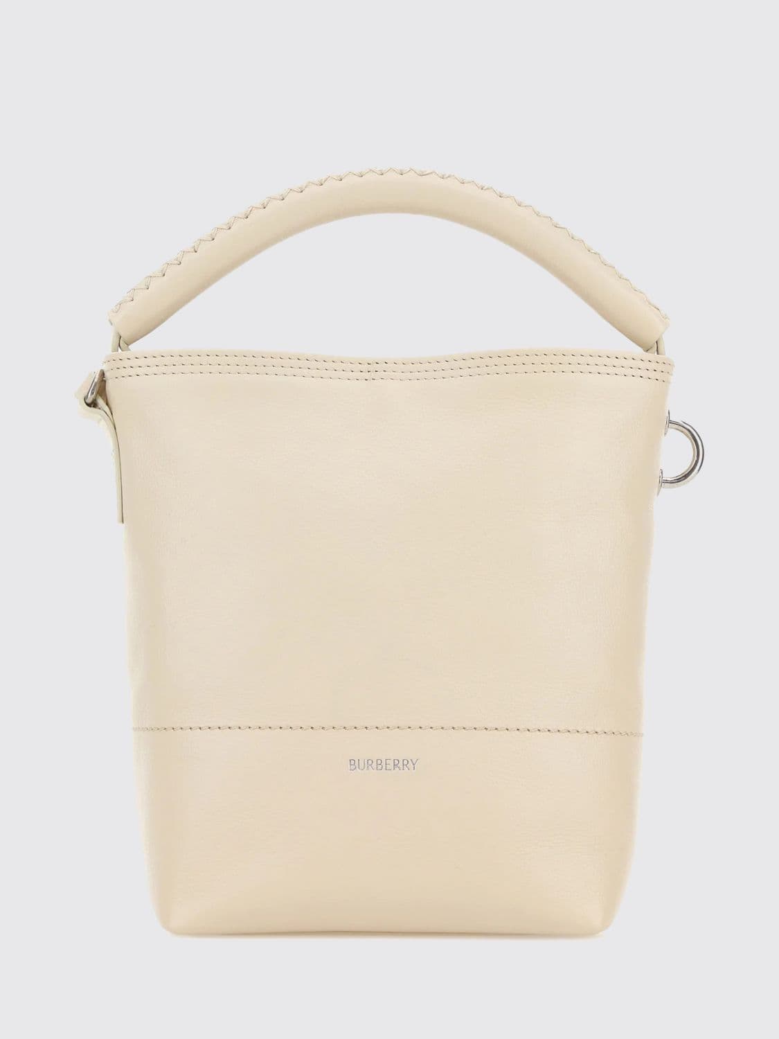 Burberry B Clip Mini Bucket Bag in Smooth Calfskin Leather · OS