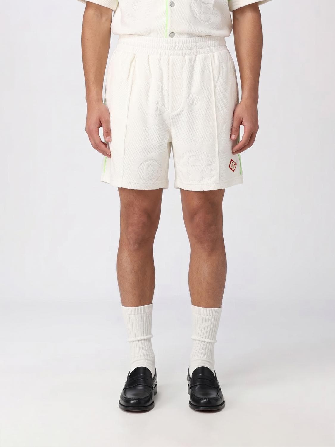 Casablanca Cotton-Blend Athletic Shorts with an Elasticated Waist and Logo