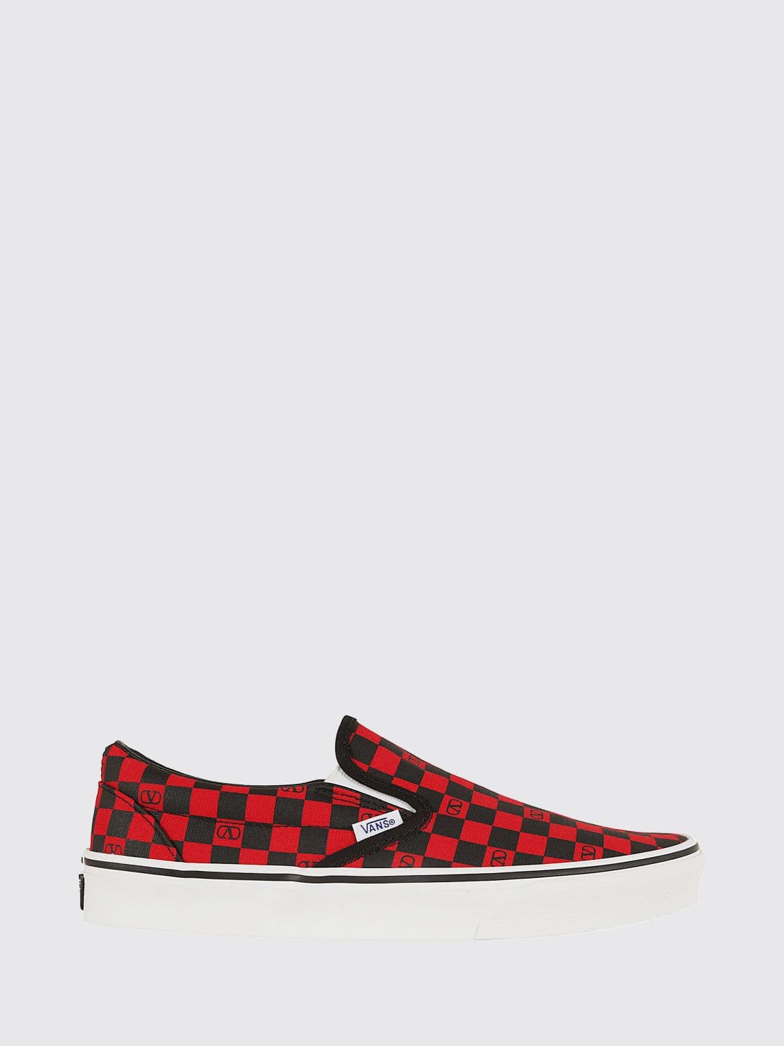 Valentino Garavani x Vans Checkered Monogram Canvas Slip-On Sneakers