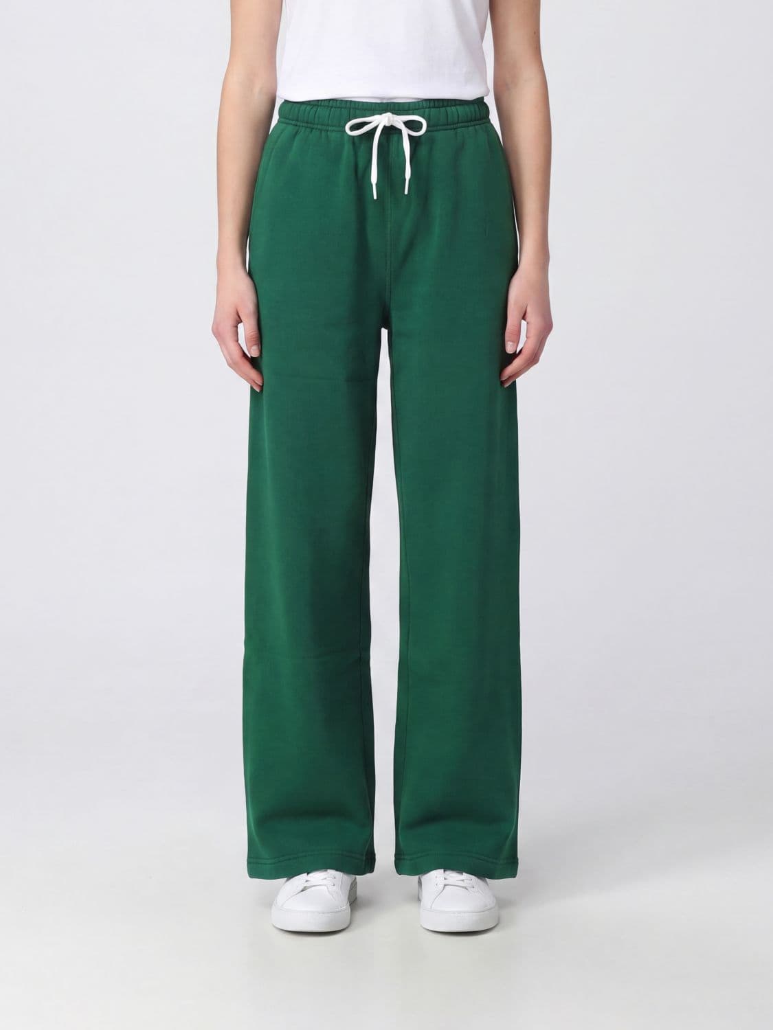 Polo Ralph Lauren Wide Leg High-Waisted Jogging Trousers in Cotton