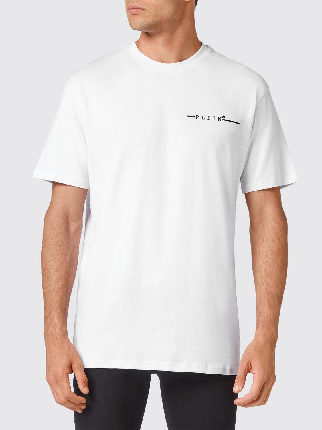 Philipp Plein Cotton T-shirt with Contrasting Logo Lettering Print