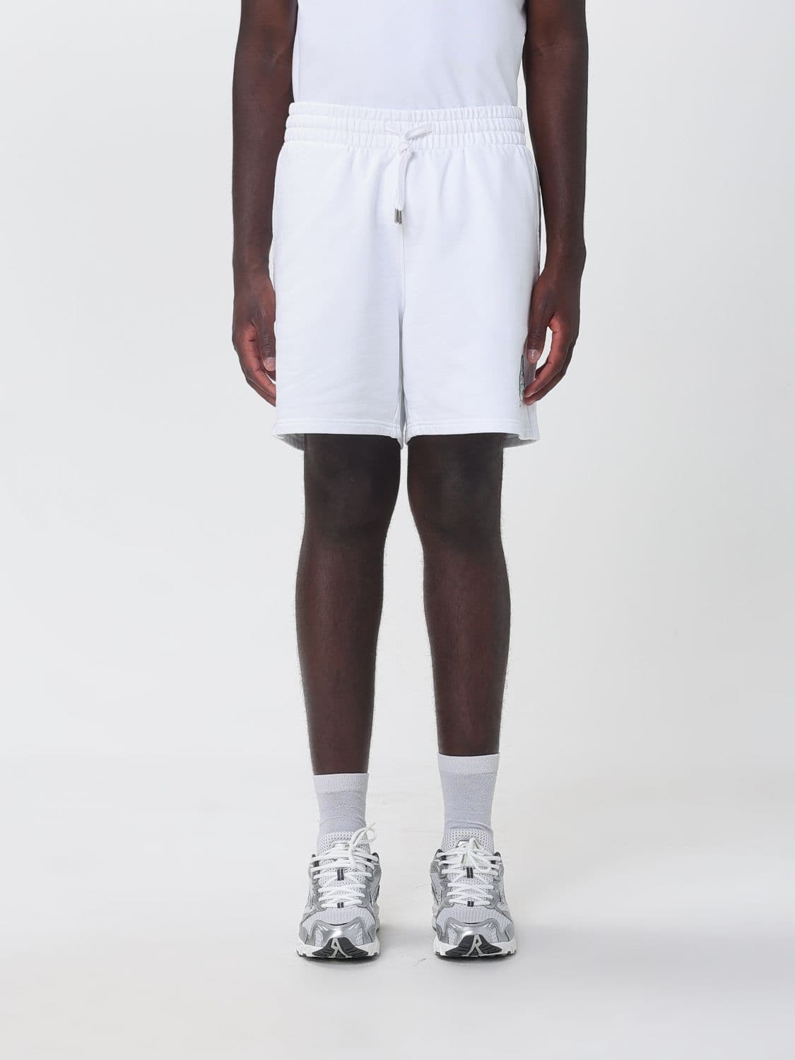Casablanca Organic Cotton Jogging Shorts with Drawstring Waist