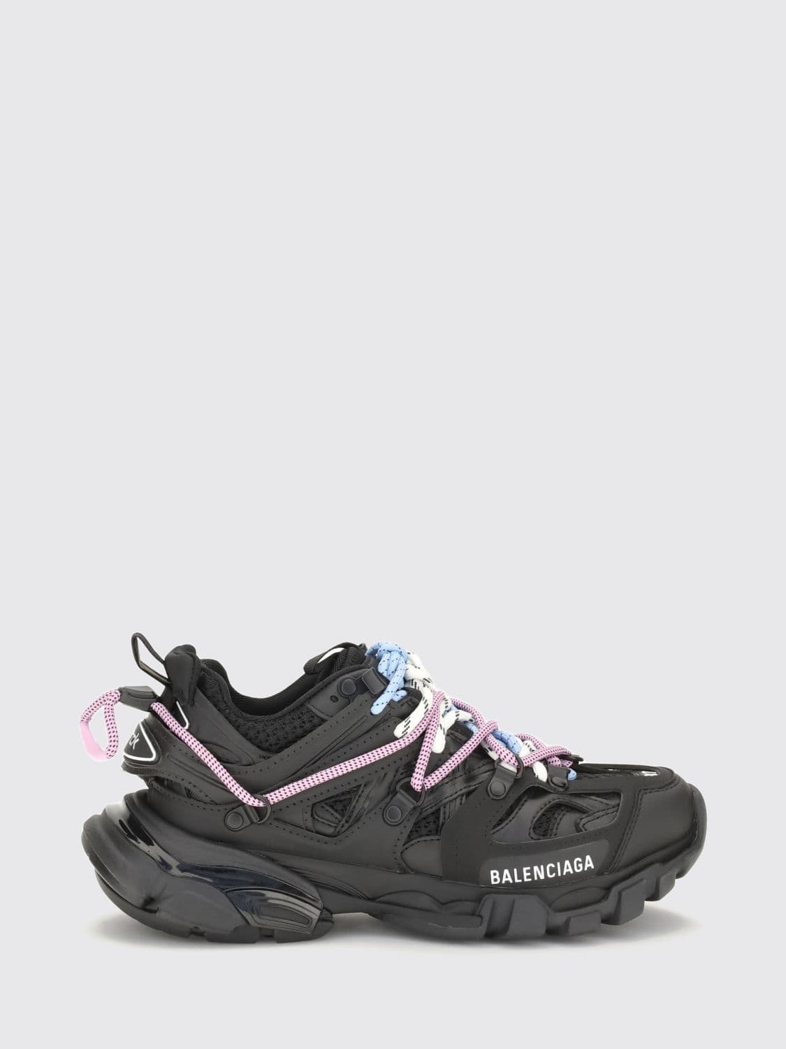 Balenciaga Track Trail Trainers in Mesh with Notched Sole and Pull Tab