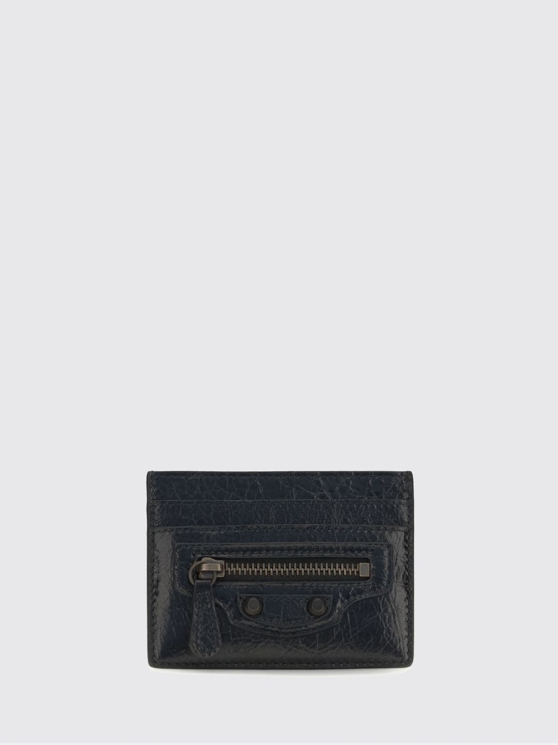 Balenciaga Le Cagole Studded Arena Lambskin Card Holder