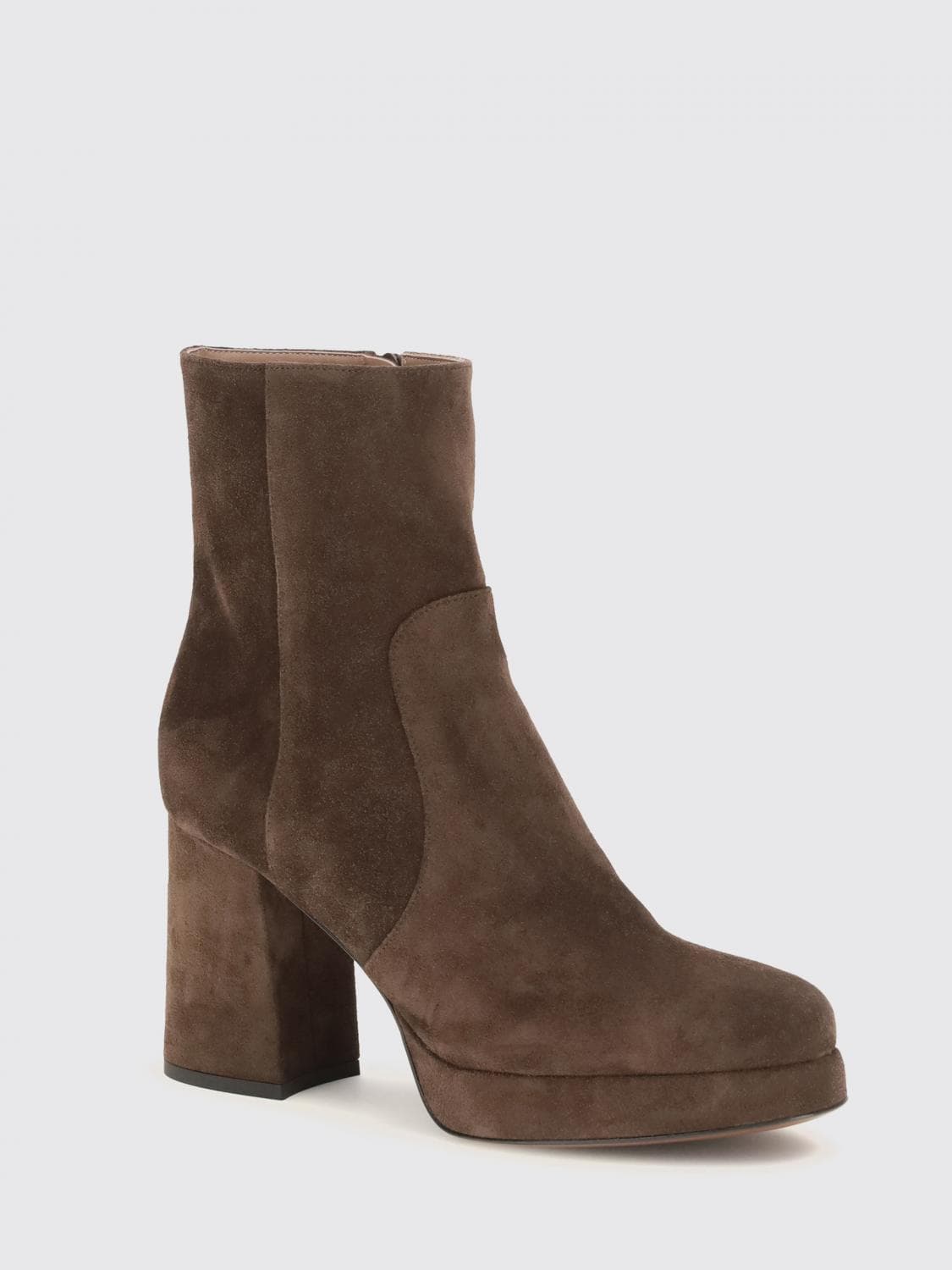 Valentino Garavani Calfskin Ankle Boots with High Heel and Platform