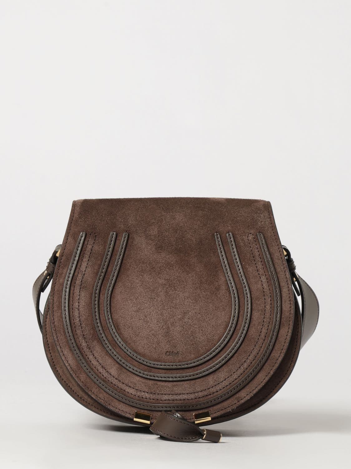 Chloé Marcie Mini Crossbody Bag in Suede Calfskin · OS