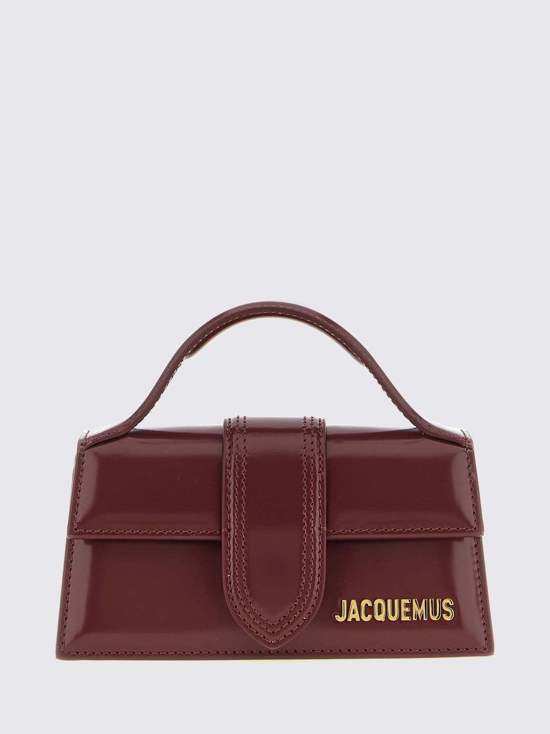 Jacquemus Bambino Calfskin Leather Mini Handbag with Removable Strap · OS