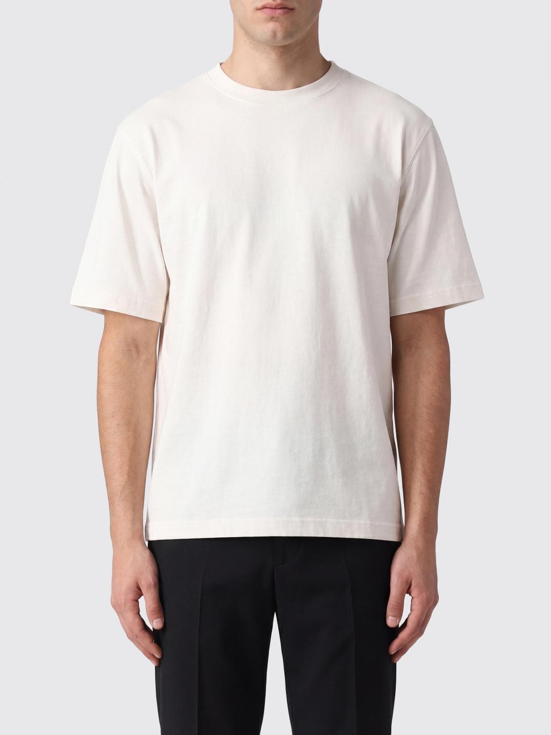 Golden Goose Crewneck Cotton T-shirt with Dropped Shoulders · XS