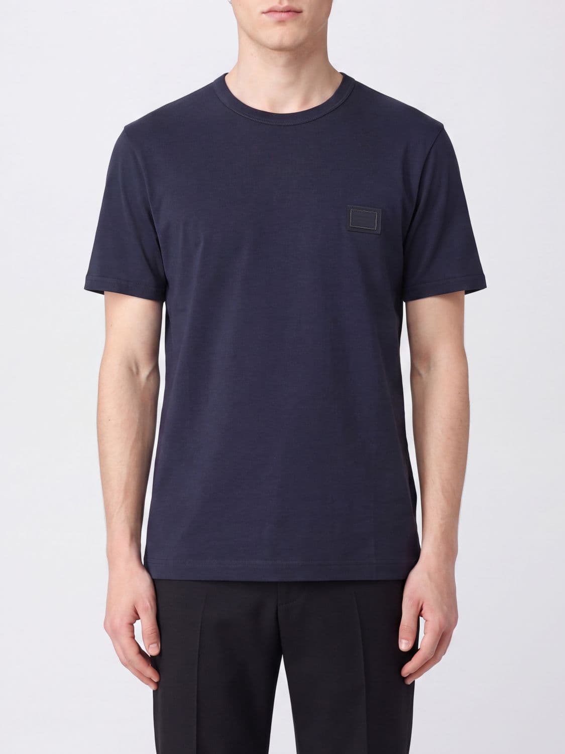 Dolce & Gabbana Tone-on-Tone Logo Cotton T-Shirt