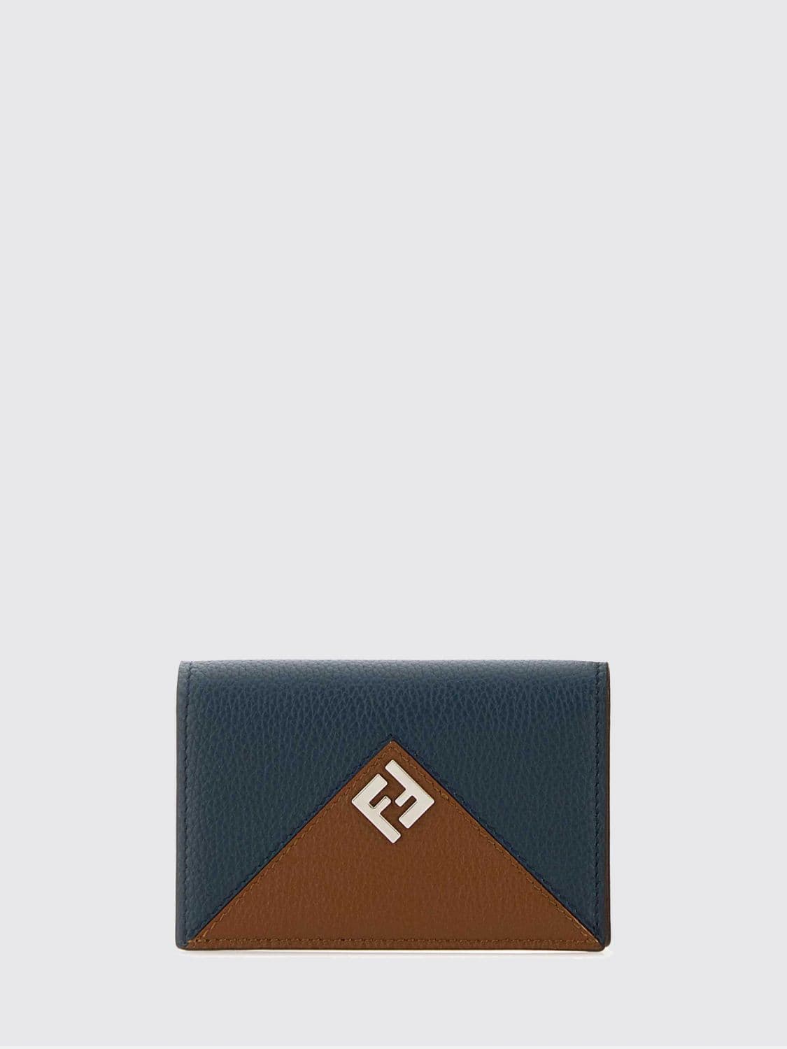 Fendi Lui Men's Bifold FF Monogram Leather Card Holder
