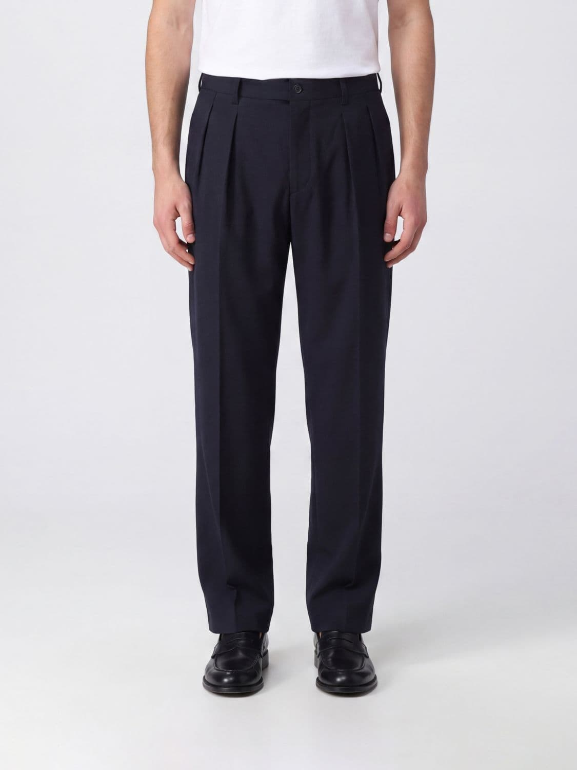 Giorgio Armani x Alanui Pleated Virgin Wool Chino Trousers · 50