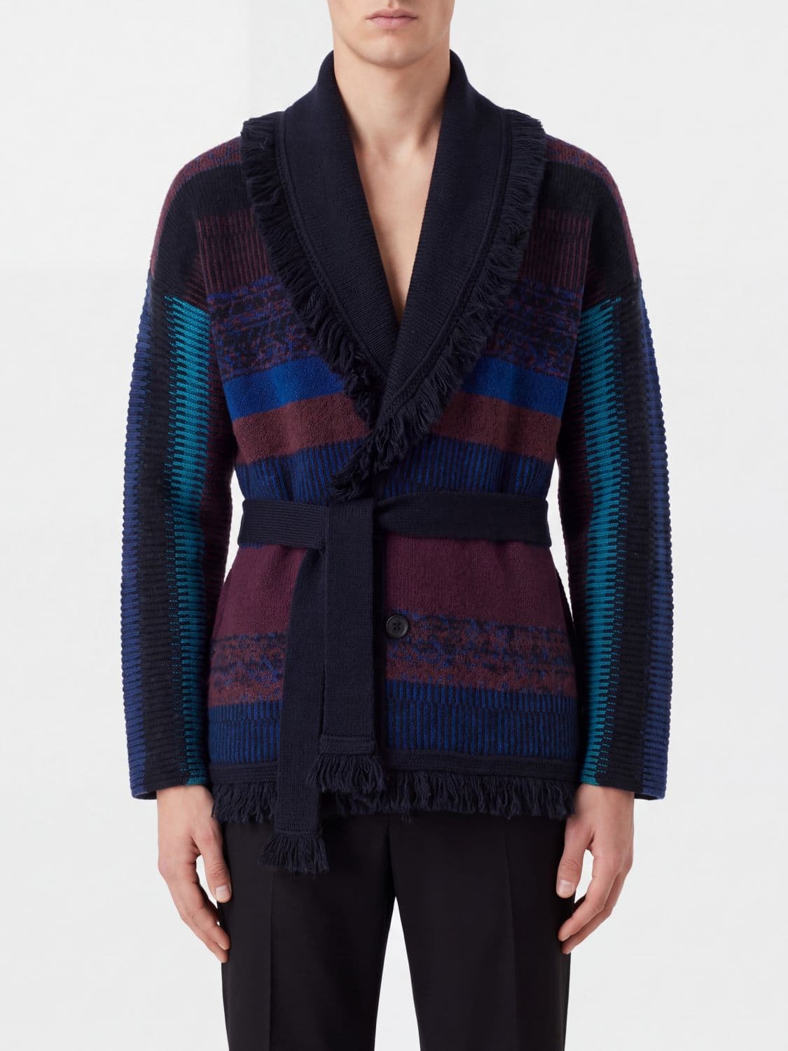 Giorgio Armani x Alanui Cashmere Blend Robe Cardigan