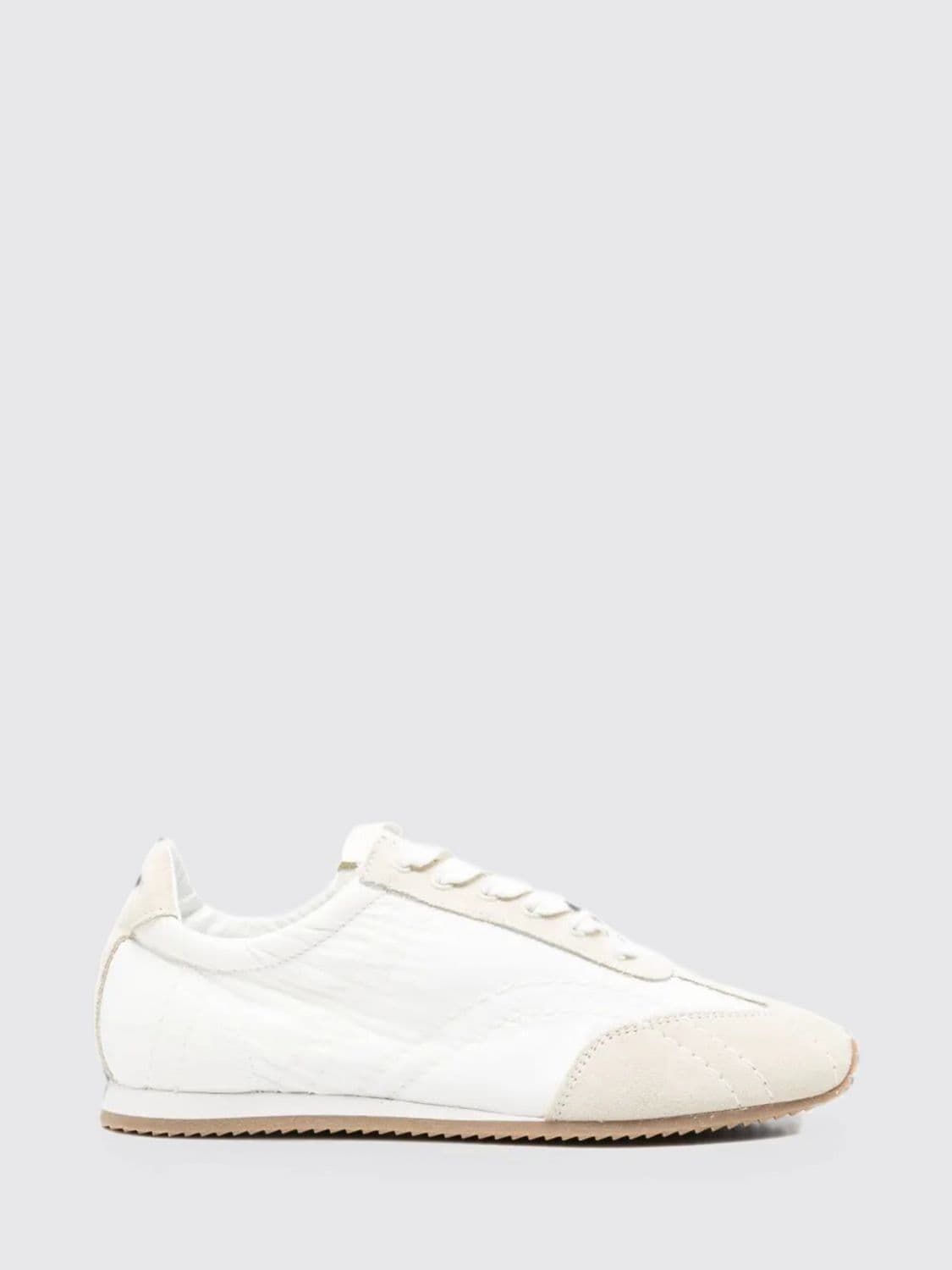 Toteme Bicolor Recycled Nylon and Suede Sneakers