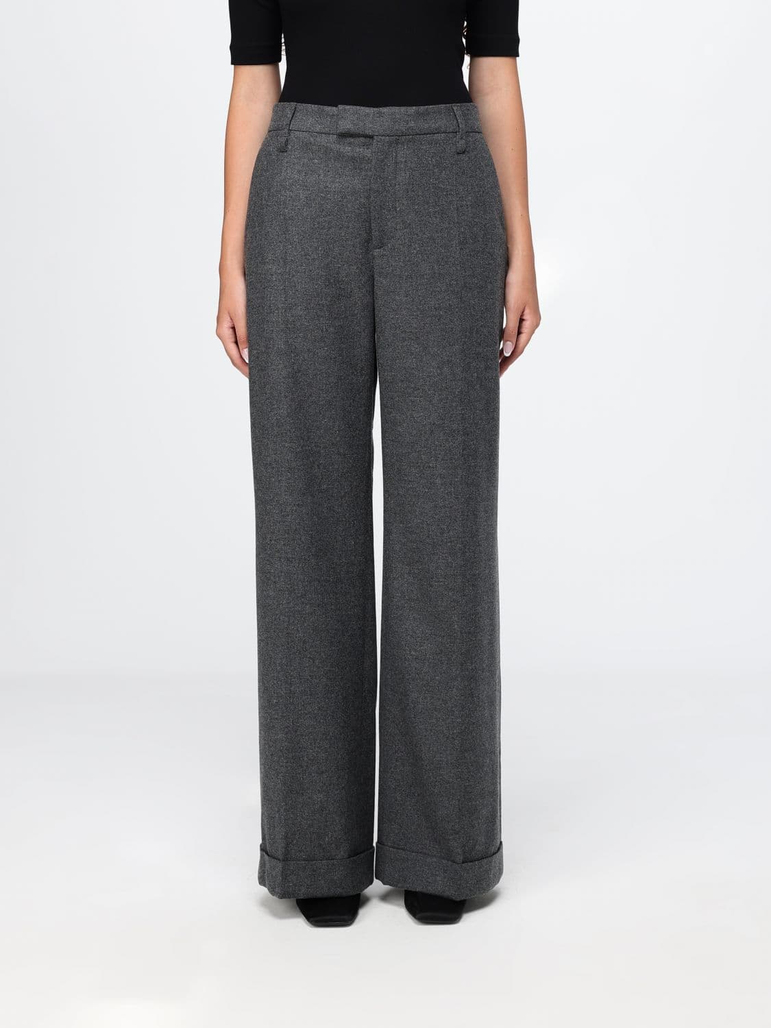 Brunello Cucinelli Wide-Leg Palazzo Trousers in Virgin Wool and Cashmere