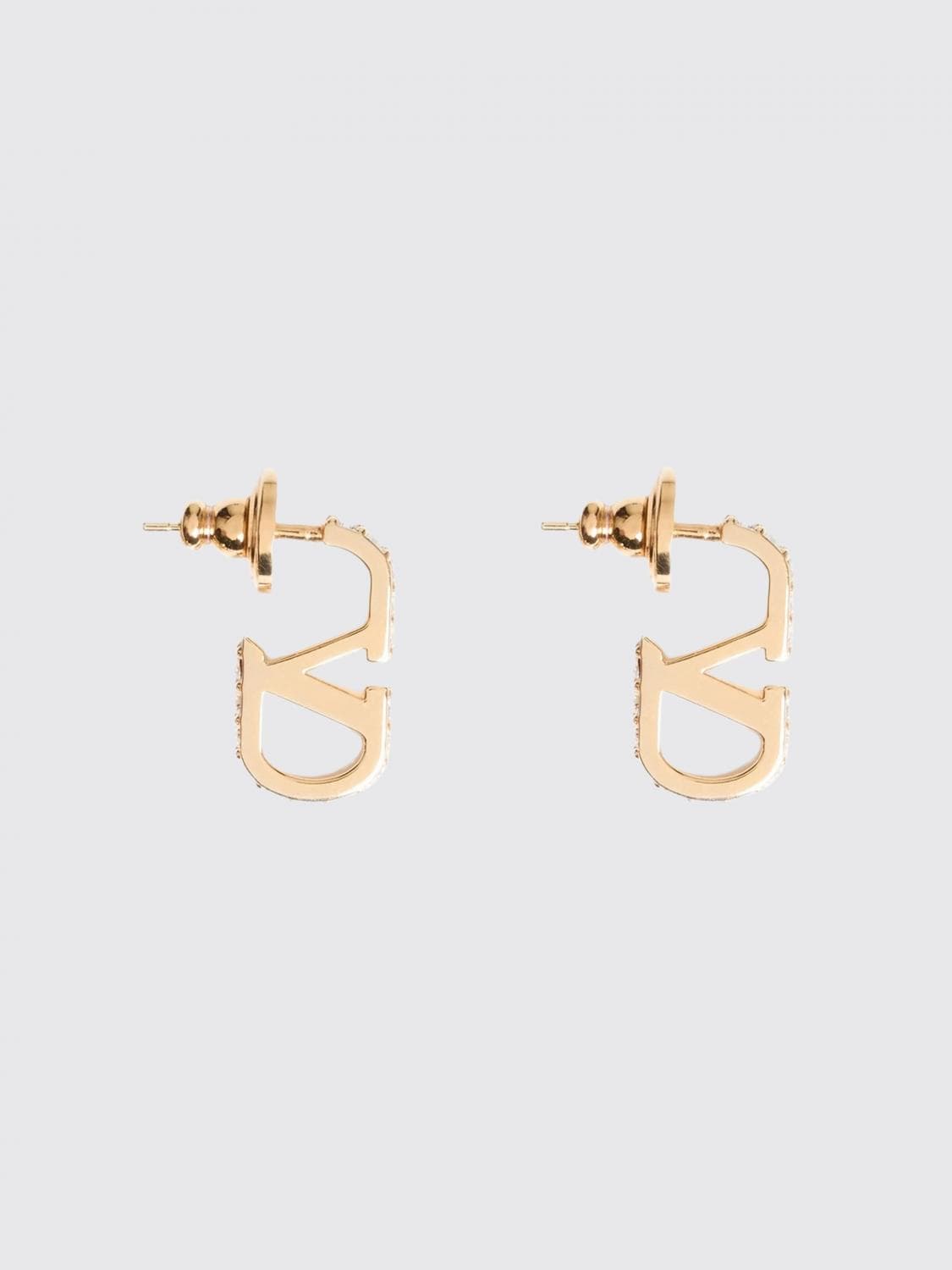 Valentino Garavani VLogo Signature Crystal-Embellished Pendant Earrings