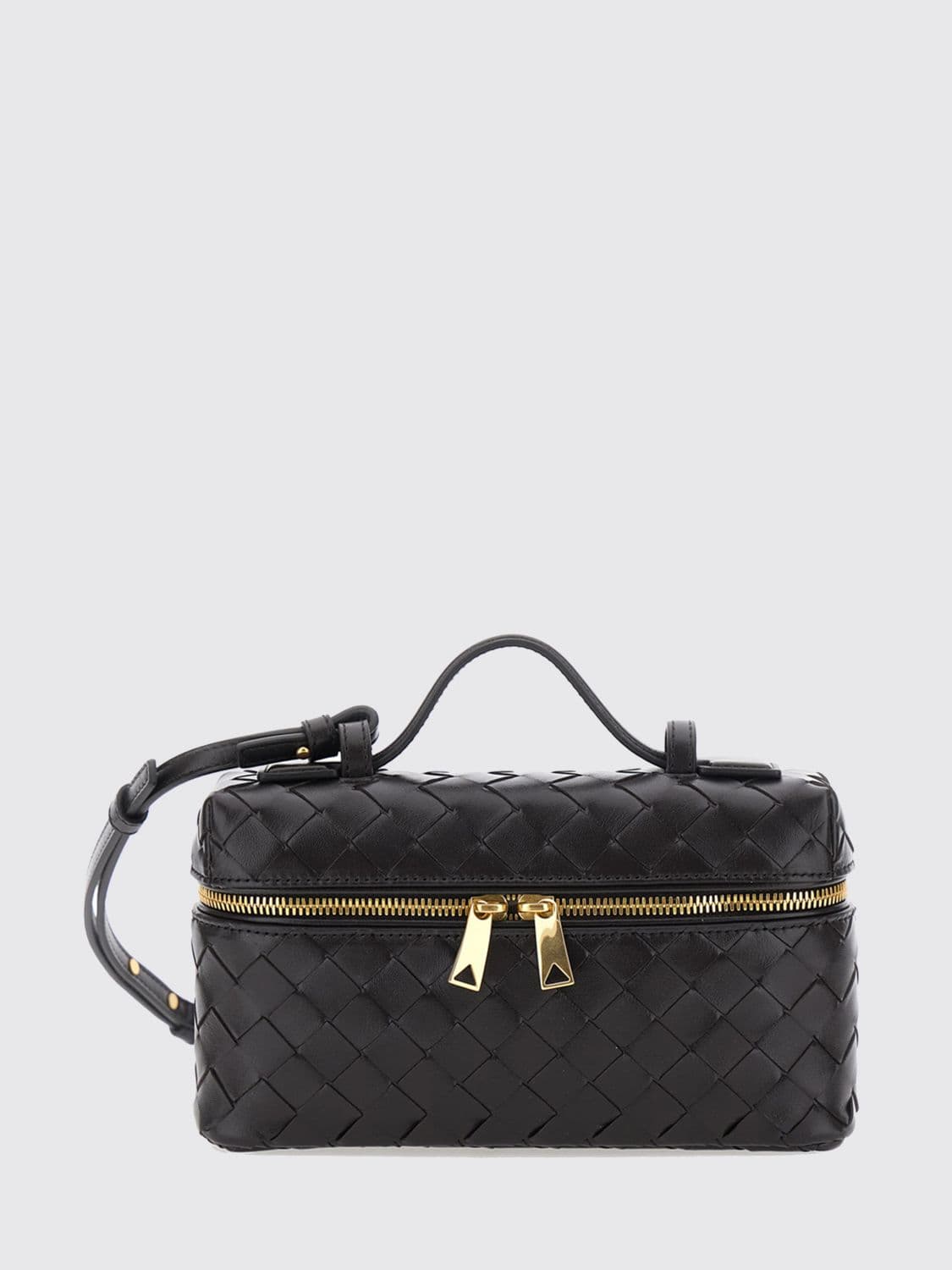 Bottega Veneta Big Bang Mini Intrecciato Calfskin Bag with Double Zip · OS