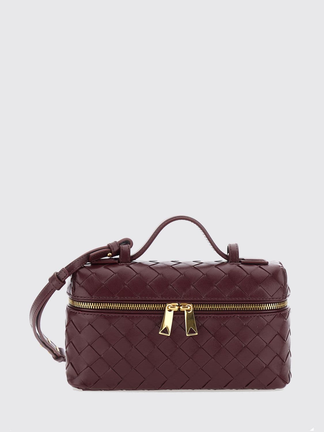 Bottega Veneta Big Bang Mini Intrecciato Calfskin Bag with Double Zip