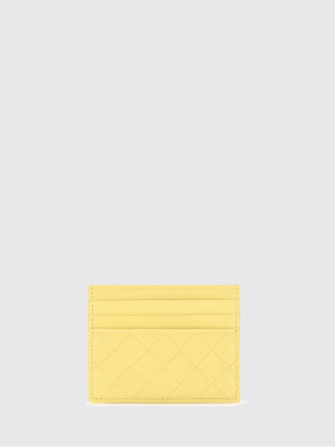 Bottega Veneta Flat Woven Nappa Calfskin Card Holder with 7 Slots