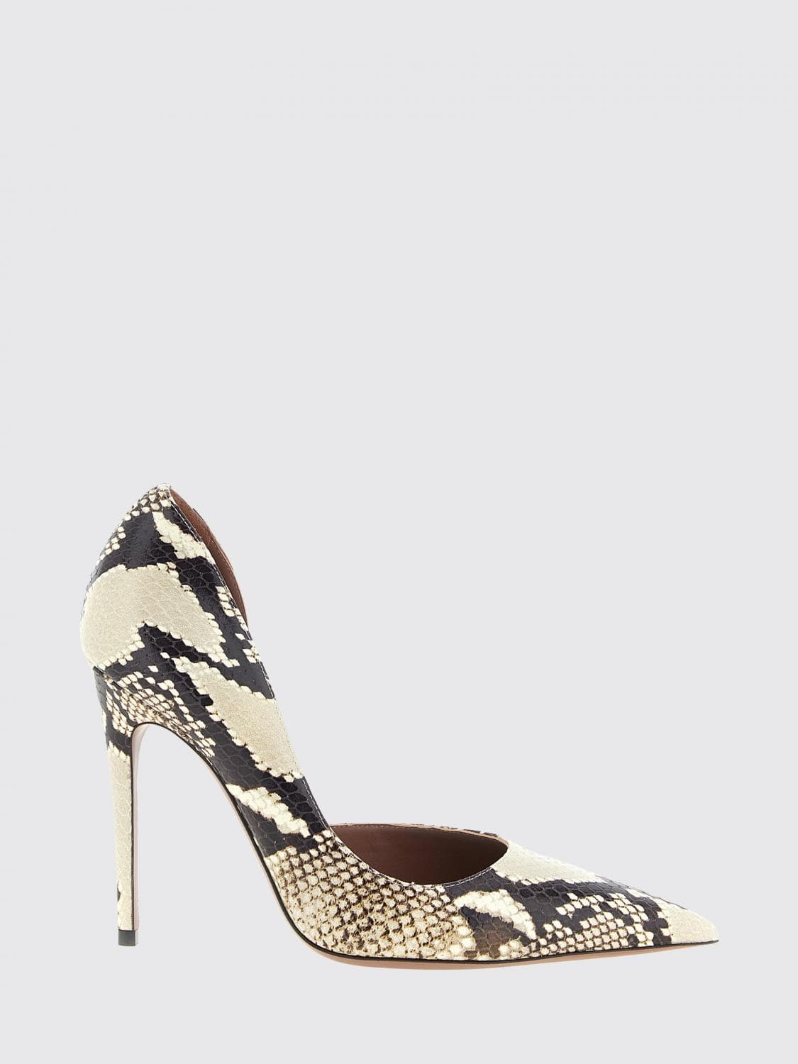 Paris Texas Vera Python-Print Calfskin Stiletto Pumps
