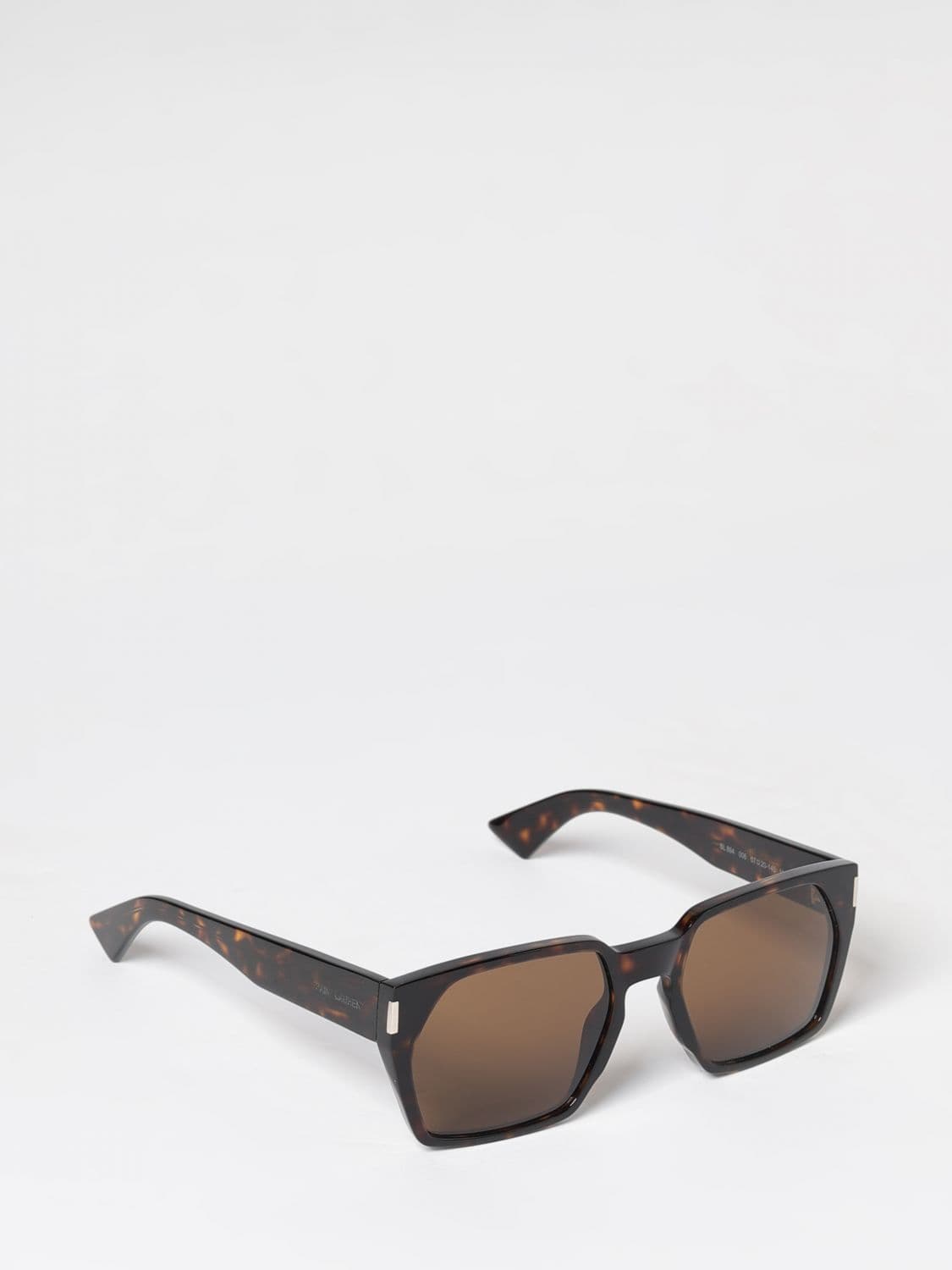 Saint Laurent Aviator Sunglasses in Recycled Acetate with Dark Lenses · 57