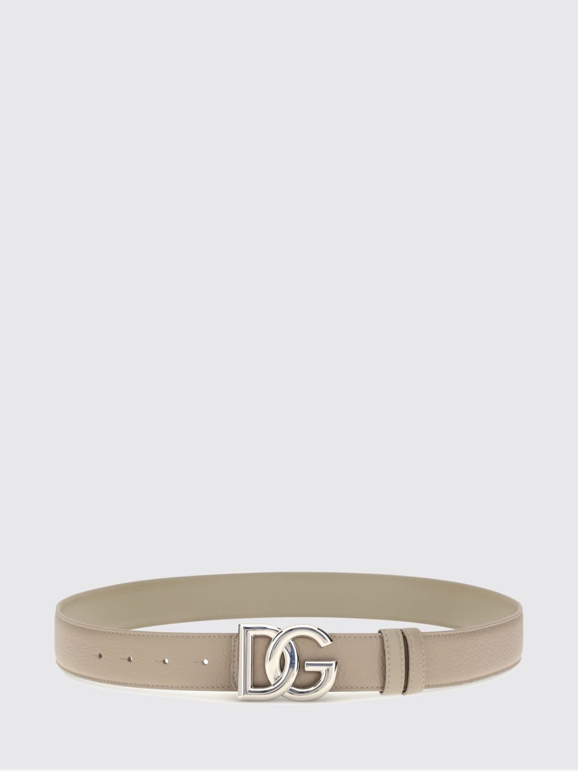 Dolce & Gabbana Reversible Calf Leather Belt with DG Monogram Buckle