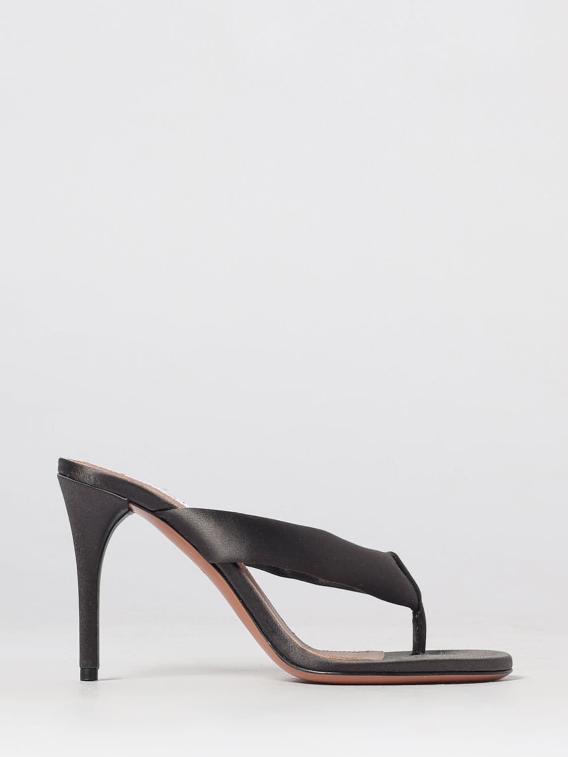 Alaïa Heeled Sandal Woman color Grey