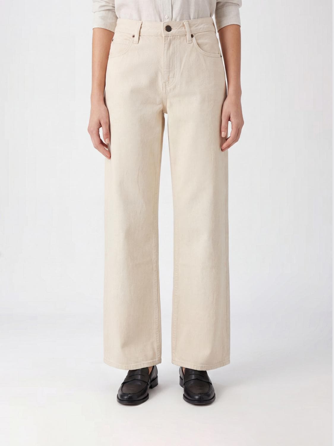 Frame The Saturday Animal Print High-Waisted Wide Leg Jeans